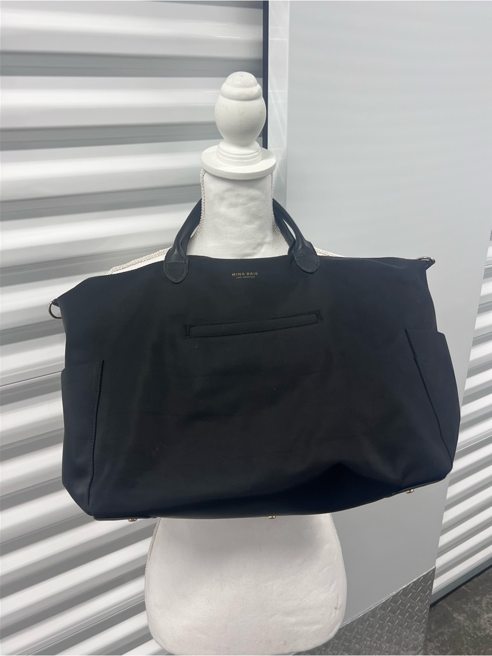 Mina Baie Black Weekend Backpack Tote